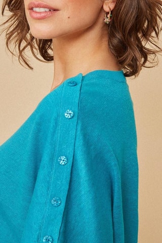 Robe en lin Amazonite - Turquoise