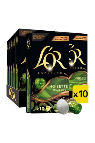 100 capsules 	Café L'Or Espresso Noisette - Compatibles Nespresso®*