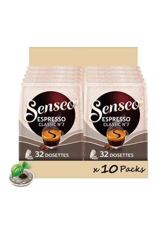 320 dosettes Café Espresso Classic N°7 - Compatibles Senseo