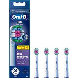 4 cabeças de escova 3D White 