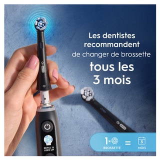 6 cabeças de escova compatíveis Oral-B Série iO Ultimate Clean