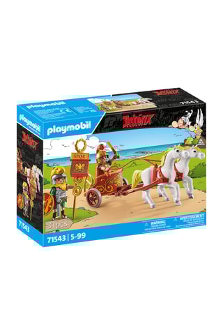 Set Cesar met Strijdwagen en Paarden Asterix - 31 Accessoires - Vanaf 3 Jaar