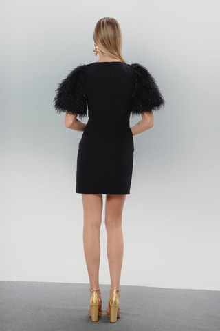Vestido direito - Preto