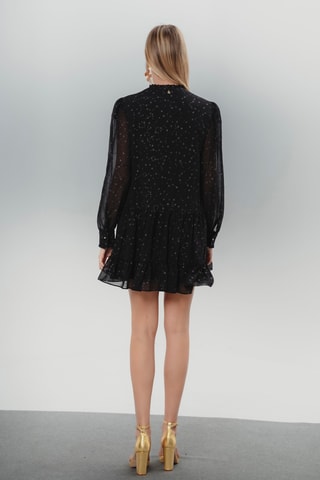 Vestido trapézio - Preto