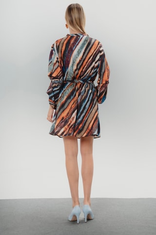 Vestido estilo patinadora - Camel
