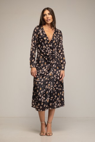 Vestido midi - Preto