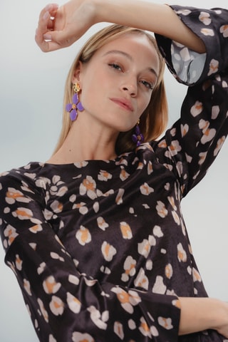 Vestido direito - Preto