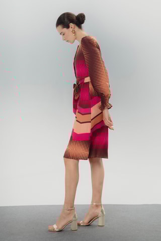 Vestido direito - Camel