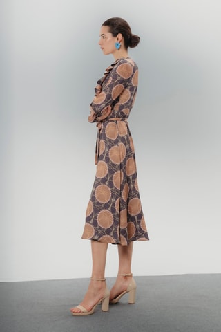 Vestido-camisa - Caqui
