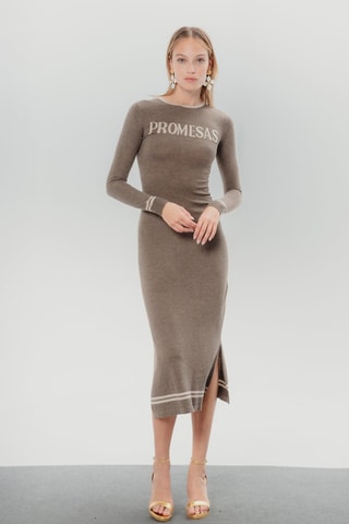 Vestido justo - Toupeira