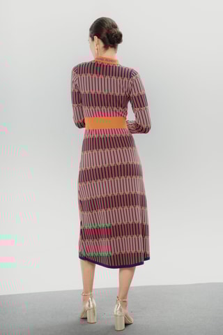Vestido midi - Laranja