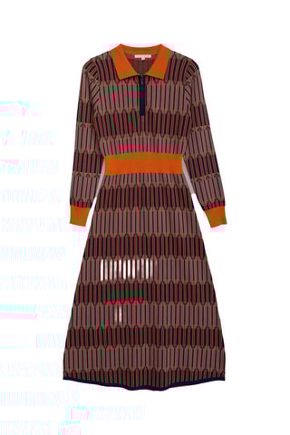 Vestido midi - Laranja