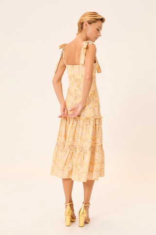 Vestido midi - Amarelo