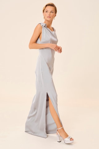 Vestido comprido - Cinzento