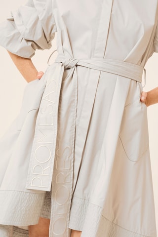 Vestido-camisa - Cinzento