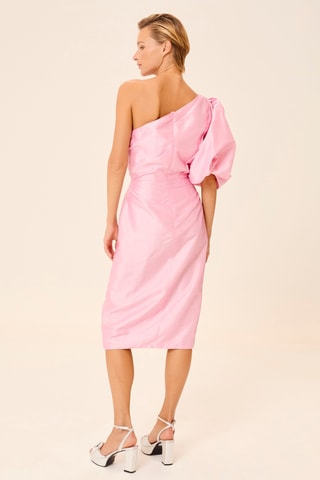 Vestido assimétrico - Rosa