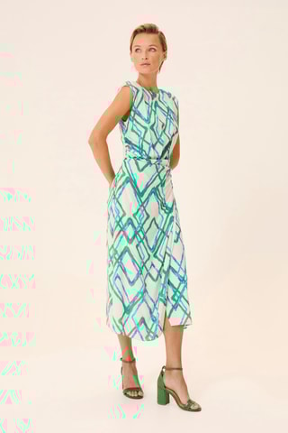Vestido traçado - Branco