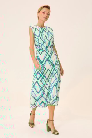 Vestido traçado - Branco