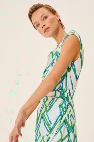 Vestido traçado - Branco
