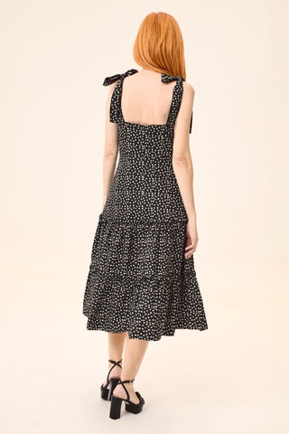 Vestido midi - Preto