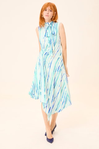 Vestido midi - Azul