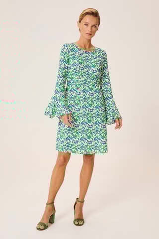 Vestido estilo patinadora - Azul-cobalto