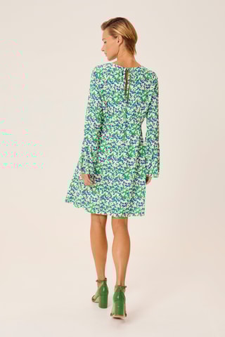 Vestido estilo patinadora - Azul-cobalto