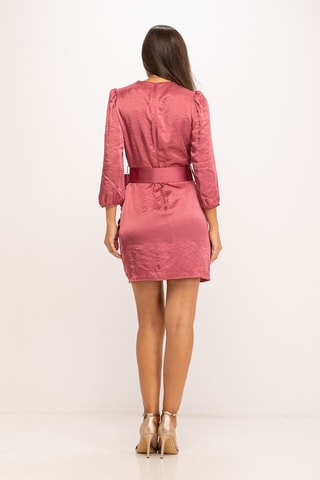 Vestido traçado - Rosa-velho