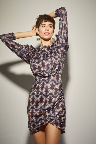 Vestido justo - Preto
