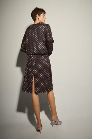 Vestido midi - Castanho
