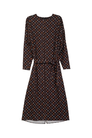 Vestido midi - Castanho