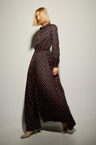 Vestido-camisa - Castanho