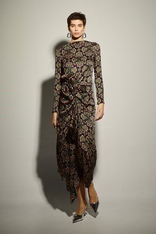 Vestido midi - Preto 