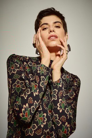 Vestido midi - Preto 