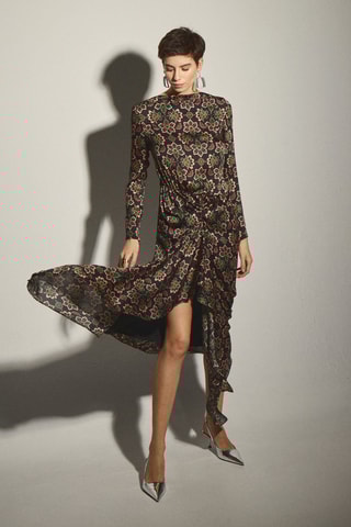 Vestido midi - Preto 