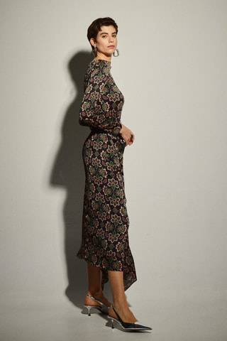 Vestido midi - Preto 