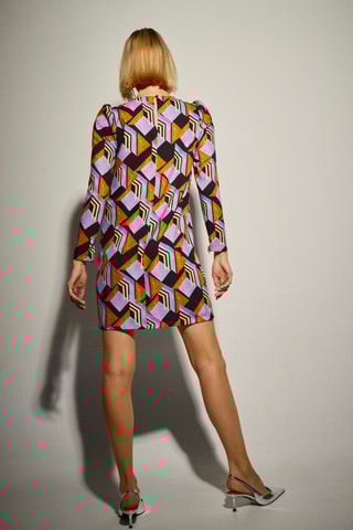 Vestido direito - Malva