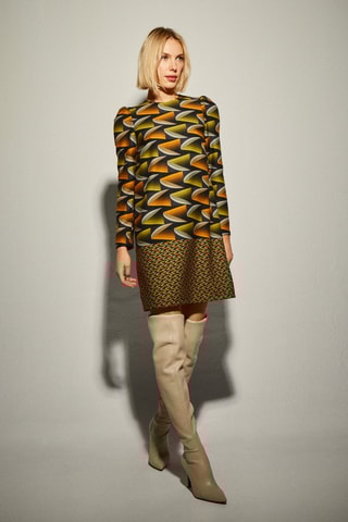 Vestido direito - Preto