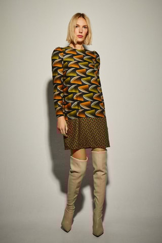 Vestido direito - Preto