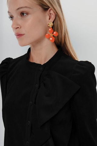 Vestido trapézio - Preto