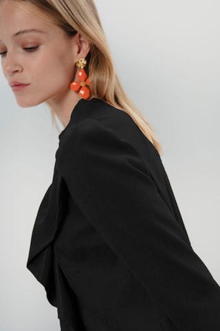 Vestido trapézio - Preto