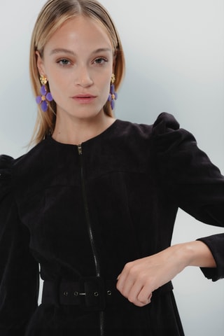 Vestido estilo patinadora - Preto