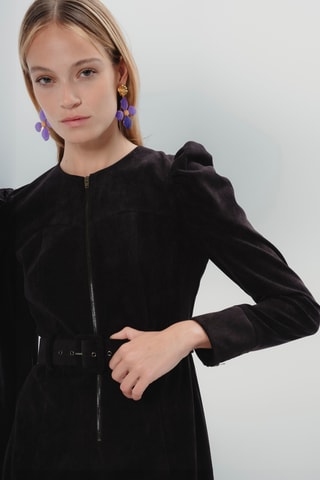 Vestido estilo patinadora - Preto