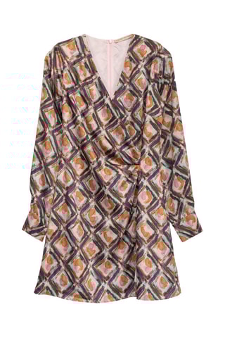Vestido traçado - Violeta-claro