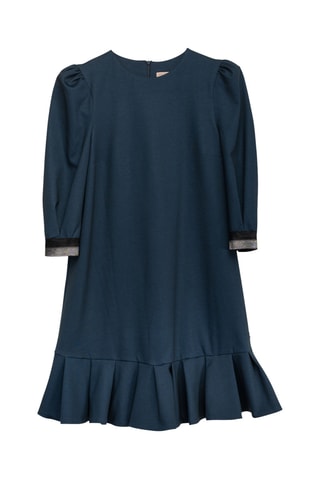 Vestido direito - Azul-marinho