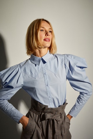 Camisa - Azul-celeste
