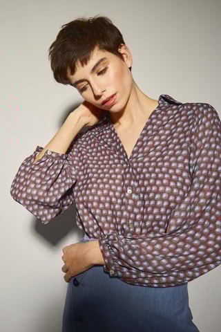 Camisa - Castanho-escuro