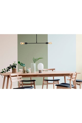 Suspension Flower - Noir - 2 x 40 W