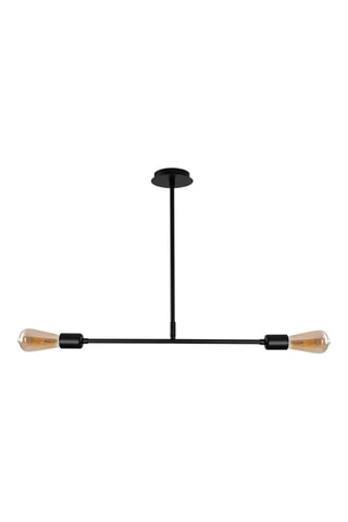 Suspension Flower - Noir - 2 x 40 W