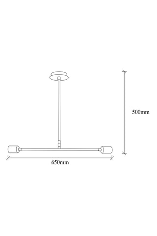 Suspension Flower - Noir - 2 x 40 W